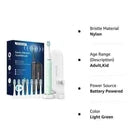 Sonic Electric Rechargeable Toothbrush 3 Hours Charge for 60 Days 5 Modes
