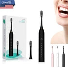 Sonic Electric Toothbrushes Whitening Waterproof USB Rechargeable 6 Modes